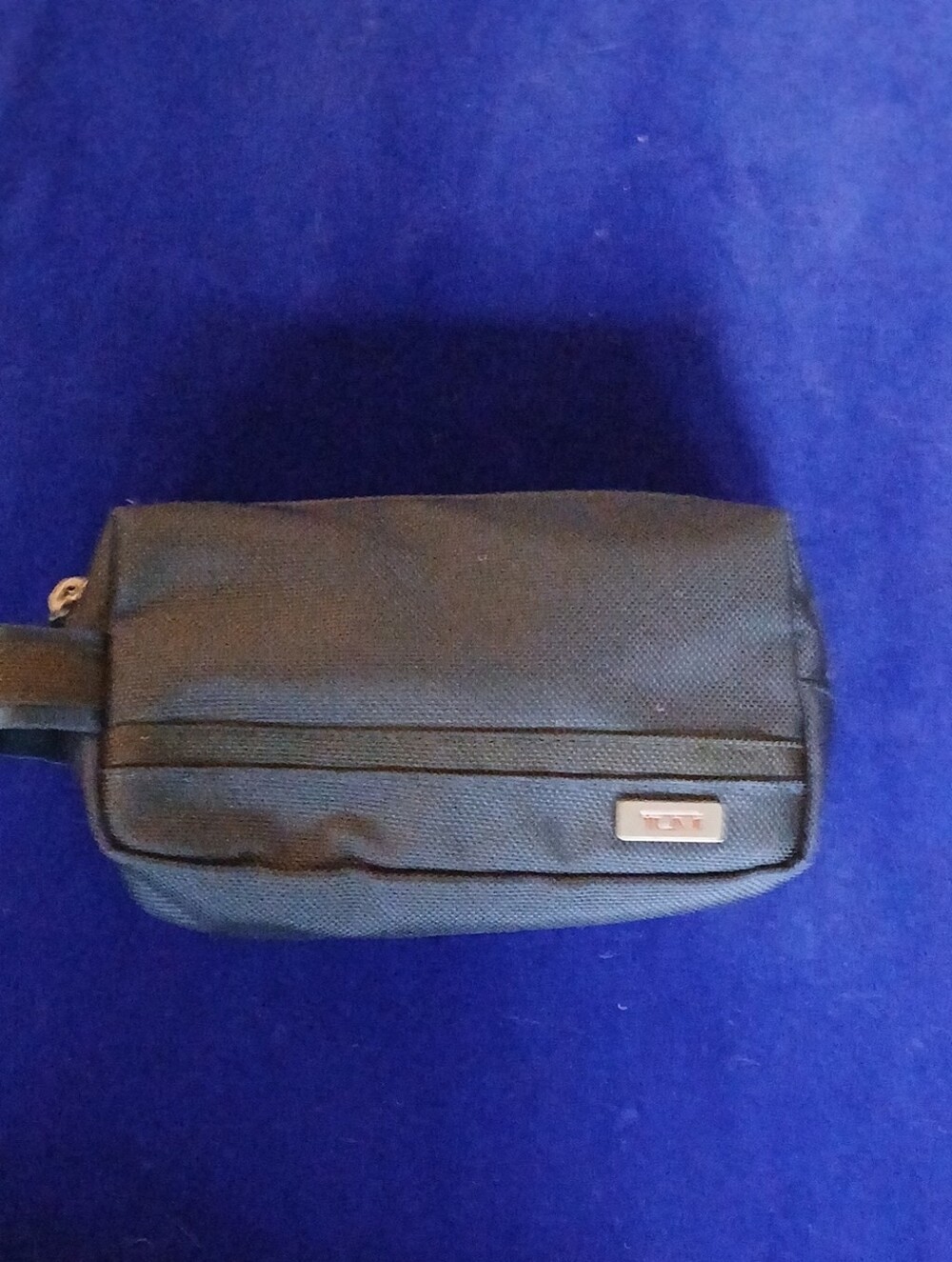 Tumi Black Men's Toiletry Kit with Front Zip Pocket